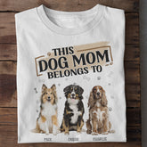 Livraison gratuite✈️Vous m'appartenez - T-shirt unisexe personnalisé pour chien - Fête des pères, cadeau pour les propriétaires d'animaux, les amoureux des animaux
